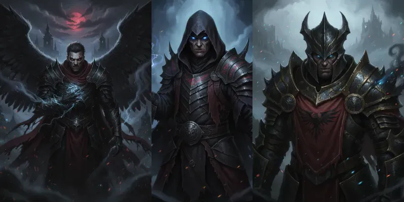 Dark Fantasy Character Art generated by undefined