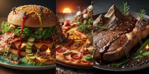 Universal Food Adventure Worlds generated by gemini-image