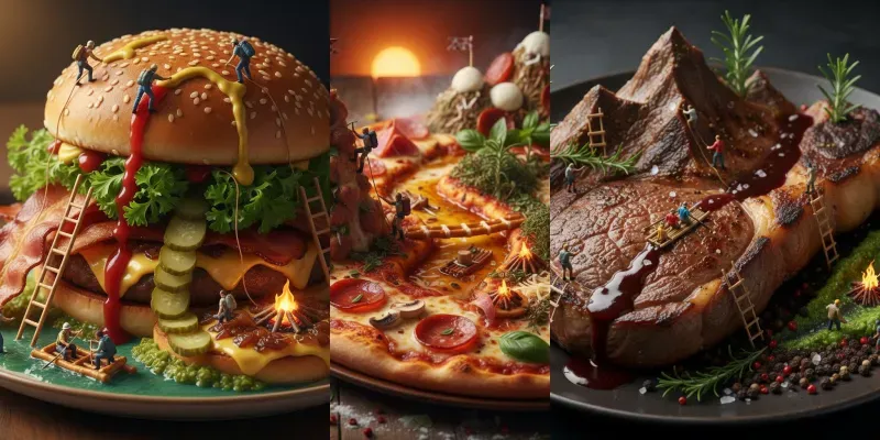 Universal Food Adventure Worlds generated by undefined