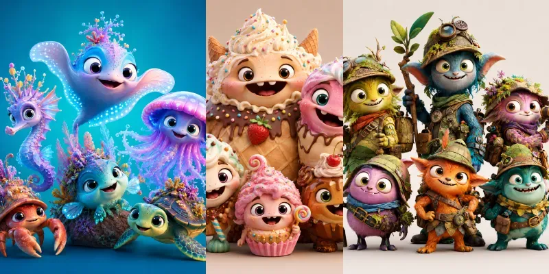 Expressive Toon Squads generated by undefined