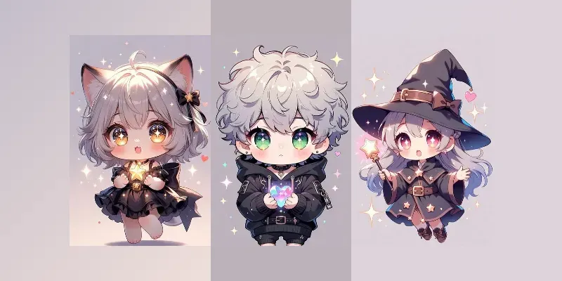 Chibi Fantasy Emote Generator generated by undefined