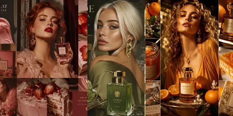 Luxury Food Beauty Moodboards generated by undefined