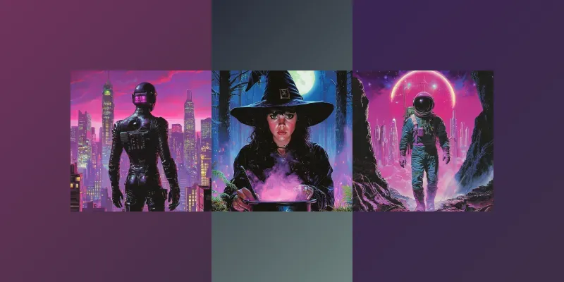 Vibrant 80s Cover Designs
