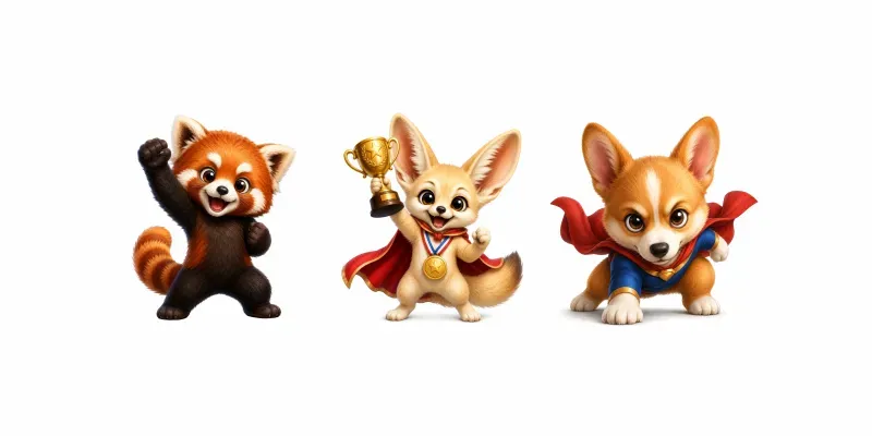 Cute Motivational Mascots generated by undefined
