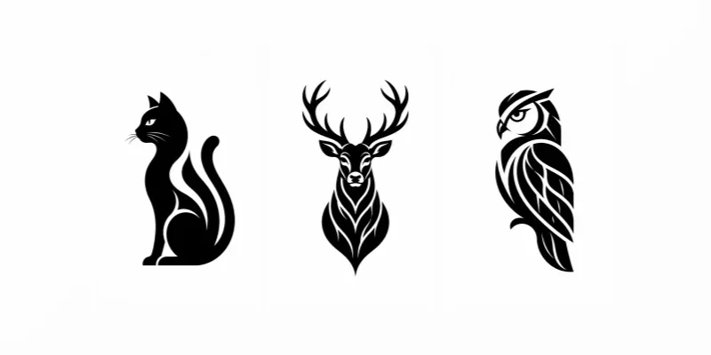 Minimalist Animal Logos generated by undefined