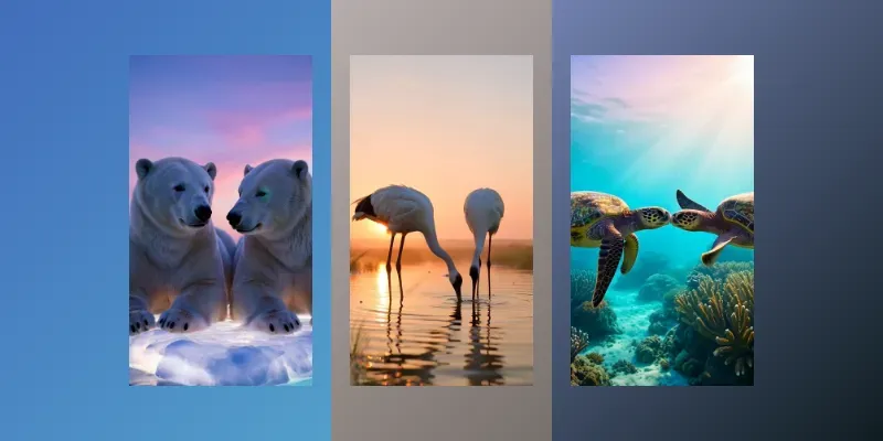 Cinematic Wildlife Nature Videos generated by undefined