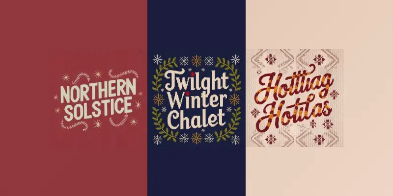 Retro Ugly Sweaters Typography generated by undefined
