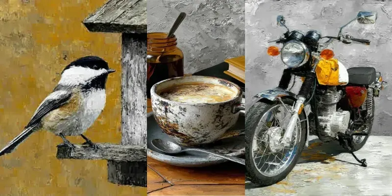 Oil Painterly Impasto Realisms generated by undefined