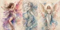 Ethereal Watercolor Fantasy Muses chatgpt-image prompt mini thumbnail