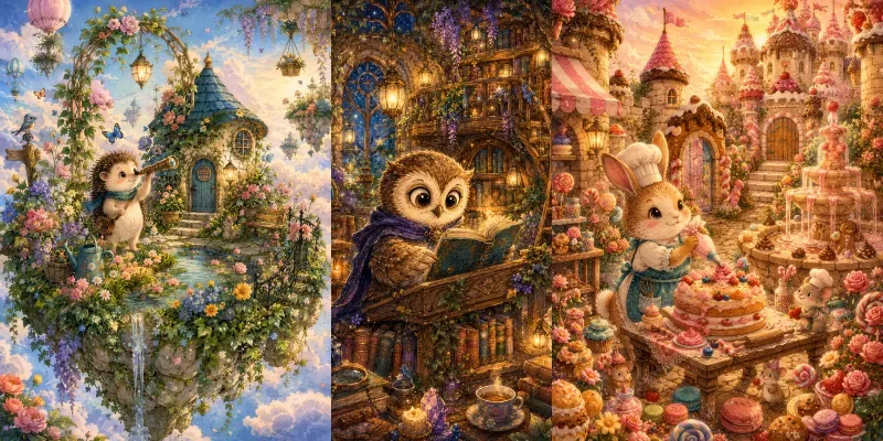 Whimsical Storybook Cards generated by undefined