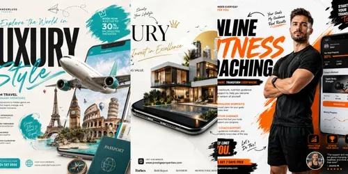 Bold Editorial Social Media Marketing generated by chatgpt-image