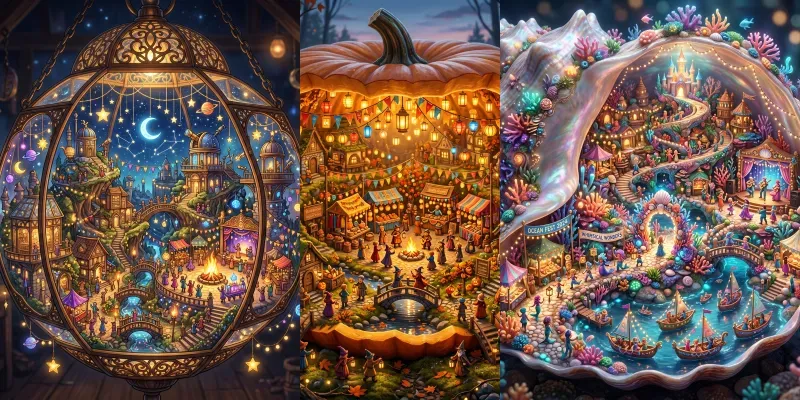 Miniature Festival Worlds Creators generated by undefined