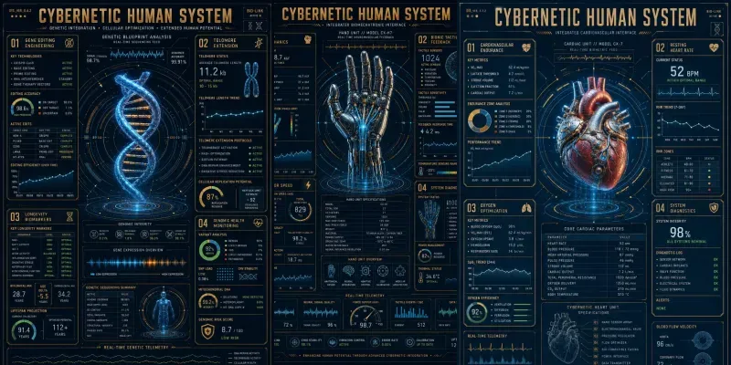 Cybernetic Blueprint Infographic Generator generated by undefined