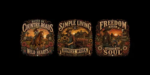 Vintage Country Soul Tshirts generated by chatgpt-image