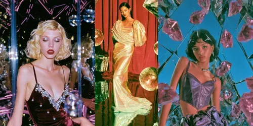 Mirror Dimension Fashion Editorials generated by midjourney