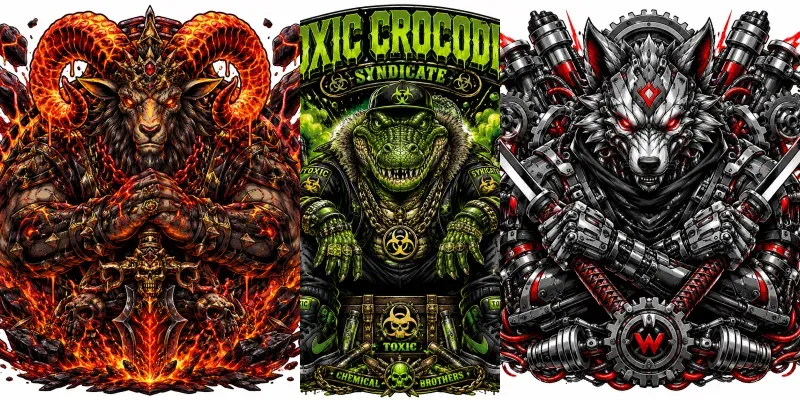 Biohazard Beast Mascot Packs generated by undefined