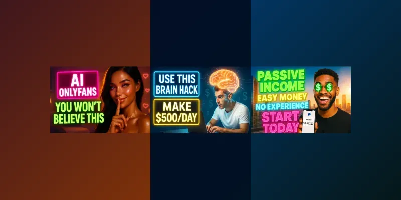 Clickbait Hustle YouTube Thumbnails