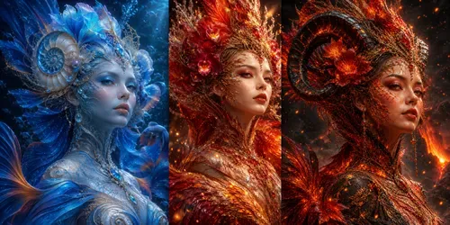 Nature Fusion Portraits generated by chatgpt-image