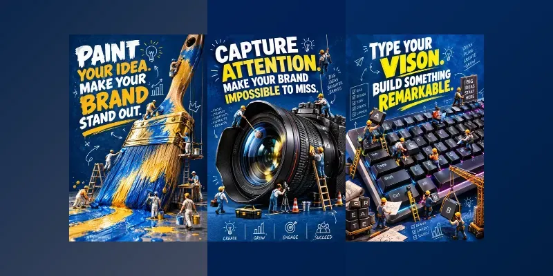 Bold Brand Illustration Posters