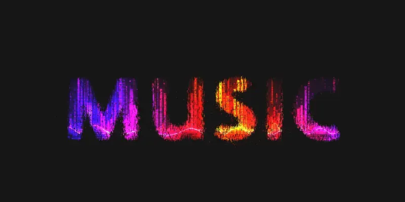 Neon Music Typography Packs generated by undefined