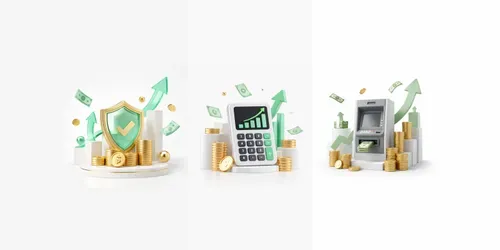 3D Finance Growth Icons generated by chatgpt-image