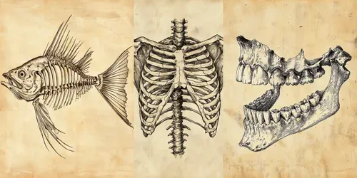 Fractured Anatomy Vintage Sketches generated by midjourney