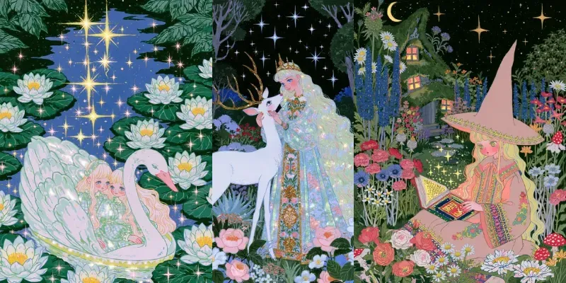 Whimsical Fairytale Illustration