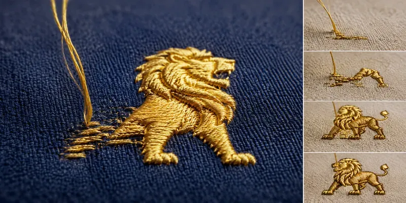 Embroidery Logo Animations generated by undefined