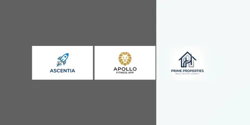 Minimalist Modern Startup Logos generated by leonardo