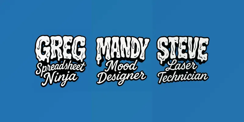 Cartoon Style Text Designs 2 Layers generated by undefined