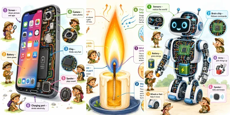 Cutaway Educational Picture Books generated by undefined
