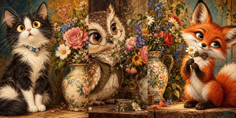 Whimsical Storybook Characters