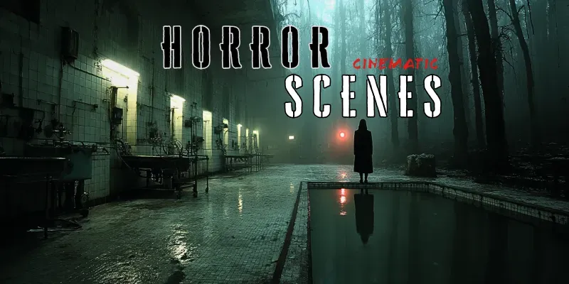 Cinematic Nightmare Horror Scenes generated by undefined