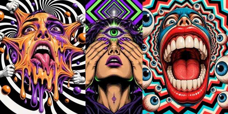 Surreal Optical Illusion Art