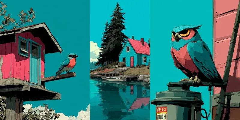 Cel Shaded Illustration Retro Pops