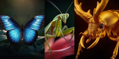 Butterflies Exotic Insects generated by leonardo
