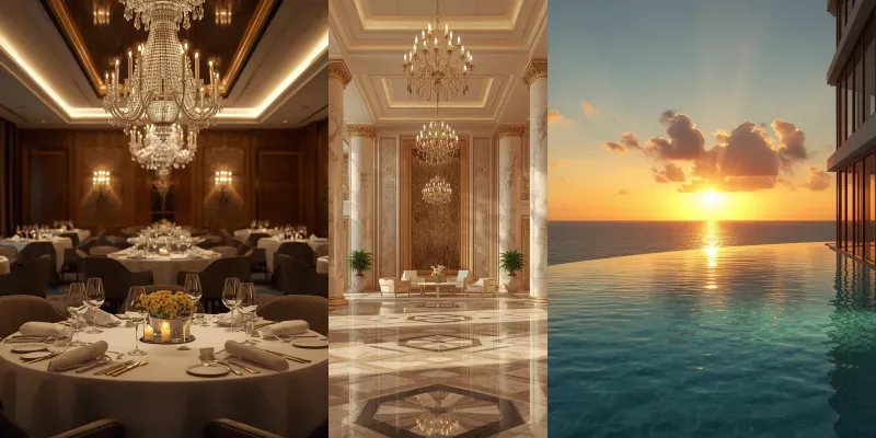Luxury Hotel Photography generated by undefined