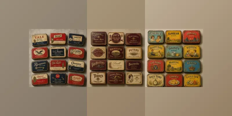 Vintage Collectible Tin Art Collections generated by undefined