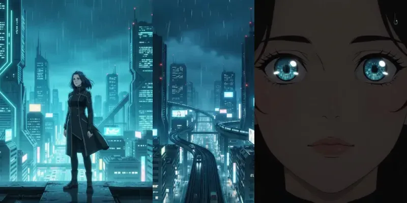 Cinematic Anime Living Megacity Shorts