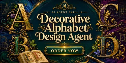 Decorative Alphabet Design Agent generated by chatgpt-skill