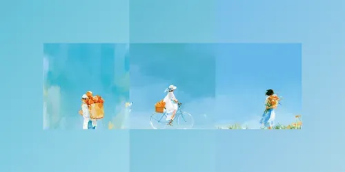 Airy Editorial Illustrations generated by midjourney