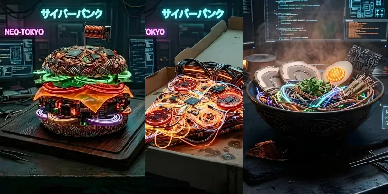 Cybergourmet 8K Digital Food Art generated by undefined