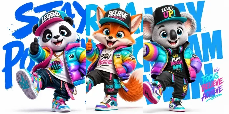 Urban Joy Pop Characters generated by undefined