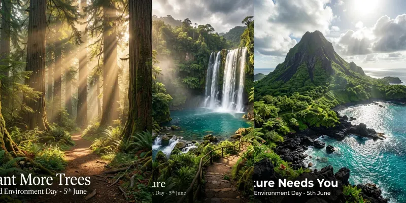 Environmental Awareness Posters generated by undefined