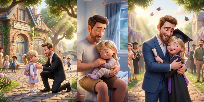 Fathers Love Animated Moments generated by undefined