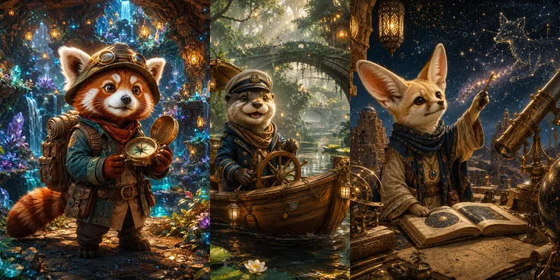 Storybook Animal Voyagers generated by undefined
