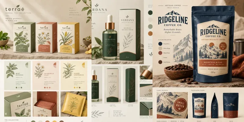 Product Packaging Concept Boards