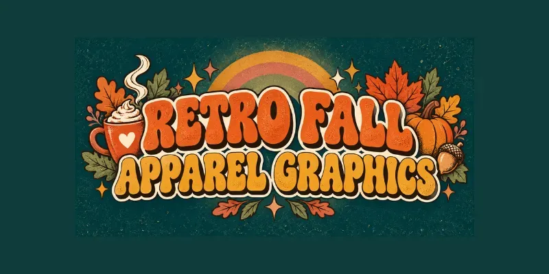 Retro Fall Graphics generated by undefined