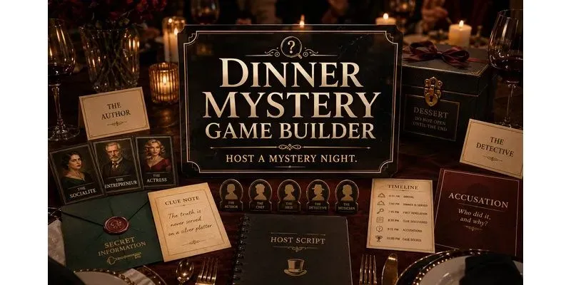 Dinner Mystery Game Builder generated by undefined