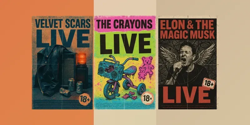 Grunge Era 90s Posters generated by undefined